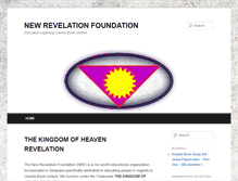 Tablet Screenshot of newrevelationfoundation.org